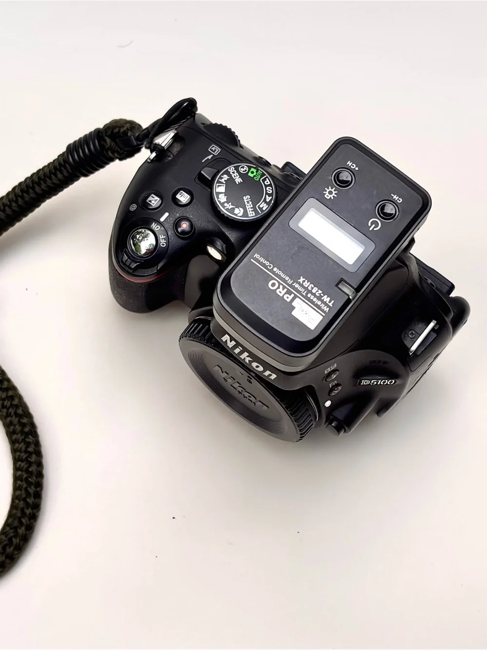 Nikon Black DSLR Camera Body with Black Lenses and Accessories